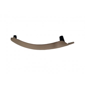 Kapı Tutamak Kaplaması X5:E70+LCI X6:E71 Ön&Arka Sağ; Bej Deri Kaplamalı